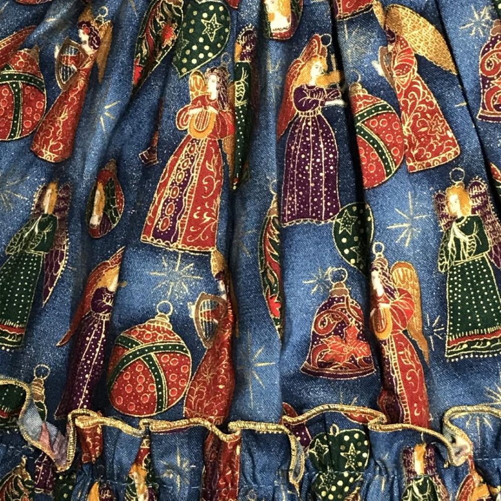 VTG Western Square Dance Circle Skirt Dress M 8 - Picture 7 of 14